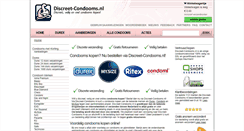 Desktop Screenshot of discreet-condooms.nl